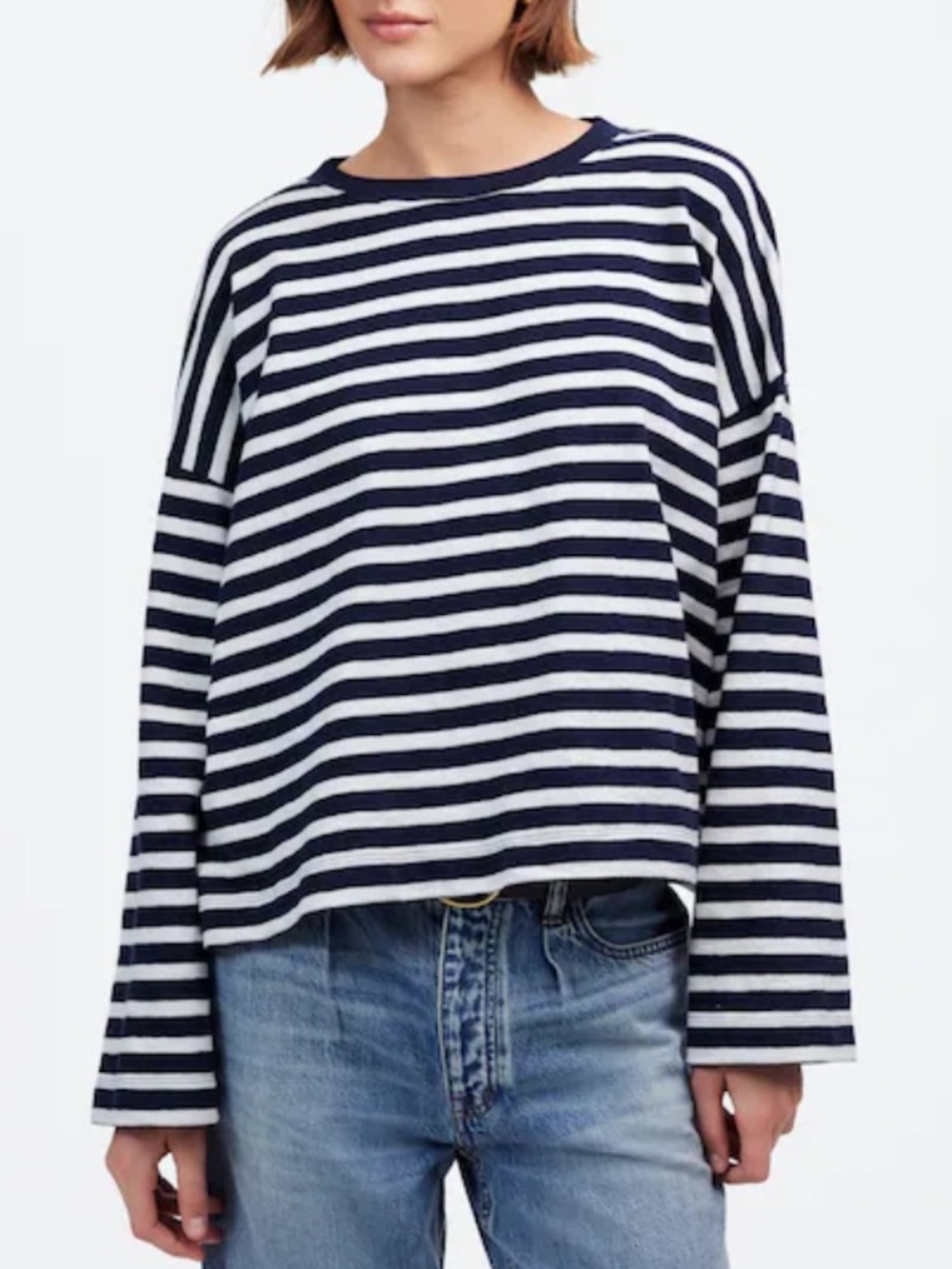 Madewell easy crewneck Long-Sleeve Tee